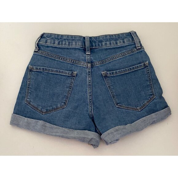 Lot of 2 Denim Shorts Blue 5 Pocket Arizona Jean Co, Aeropostale MIDI Grunge Wom - Picture 13 of 16